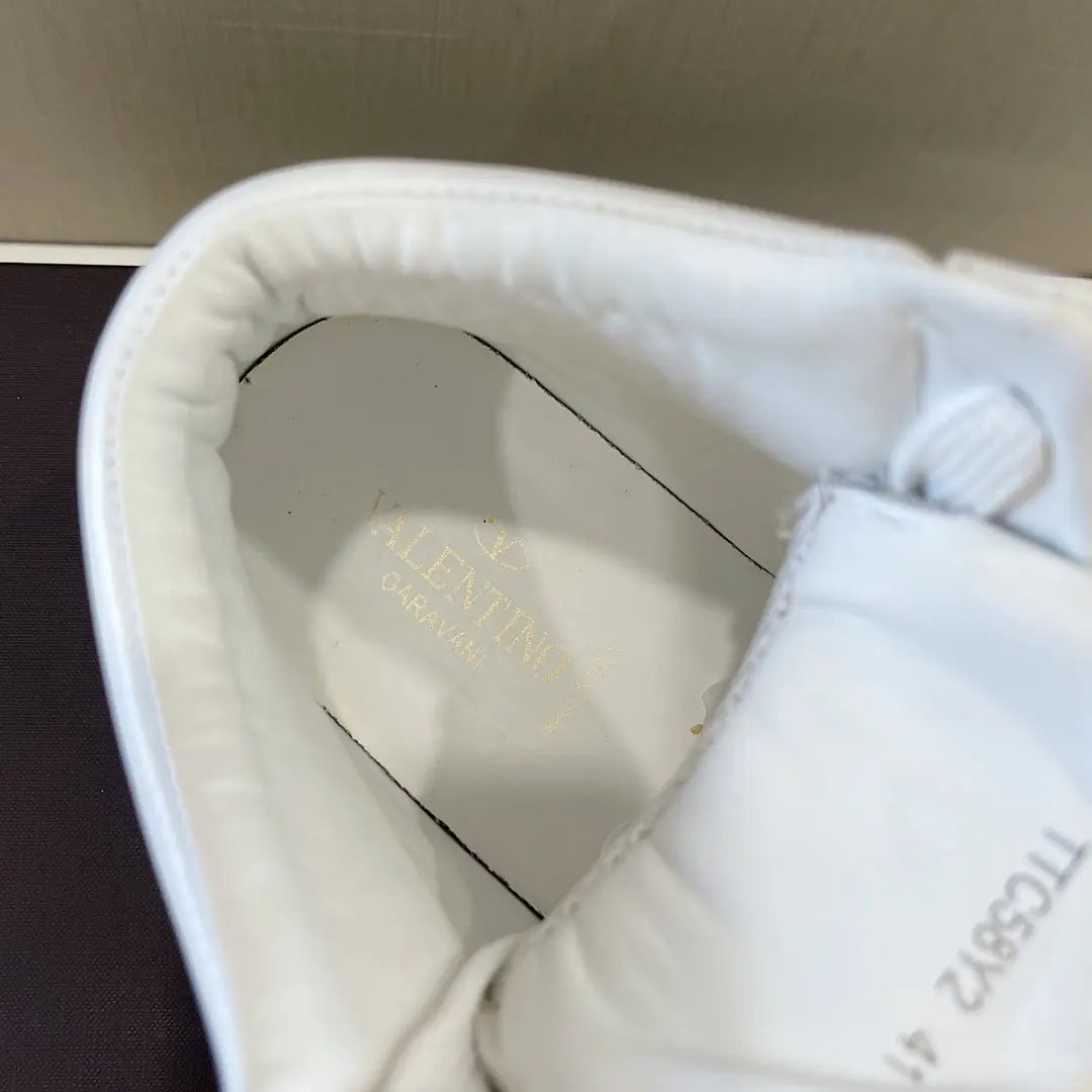 Valentino Garavani High Top White Sneakers