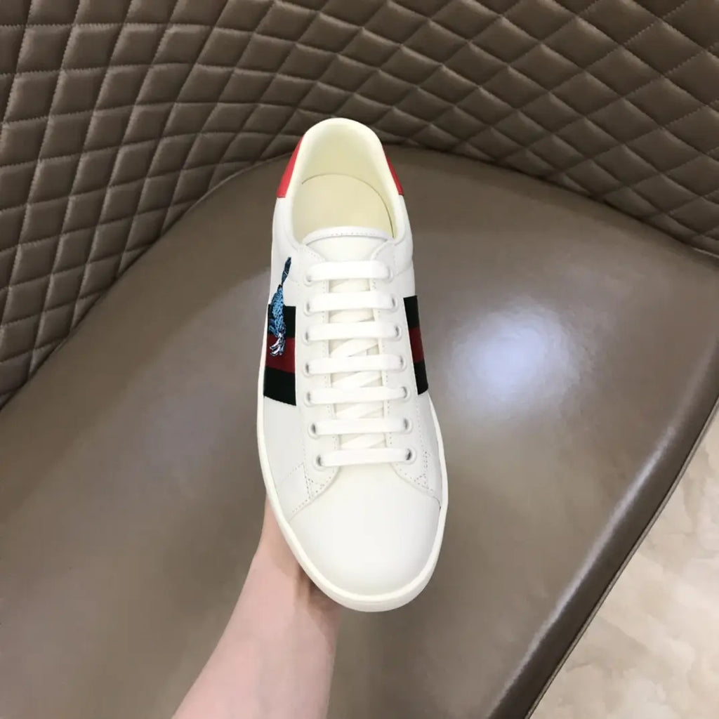 Gucci Dragon White Black Red Sneakers