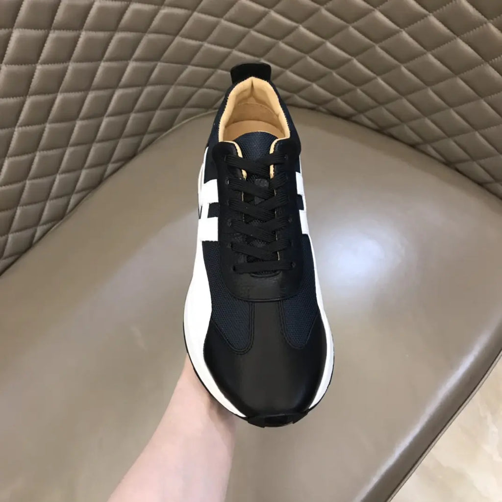 Hermes H Black White Sneakers