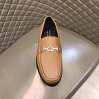 Gucci Horsebit Beige Tan Loafers