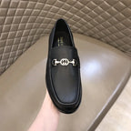 Gucci Horsebit Black Leather Loafers