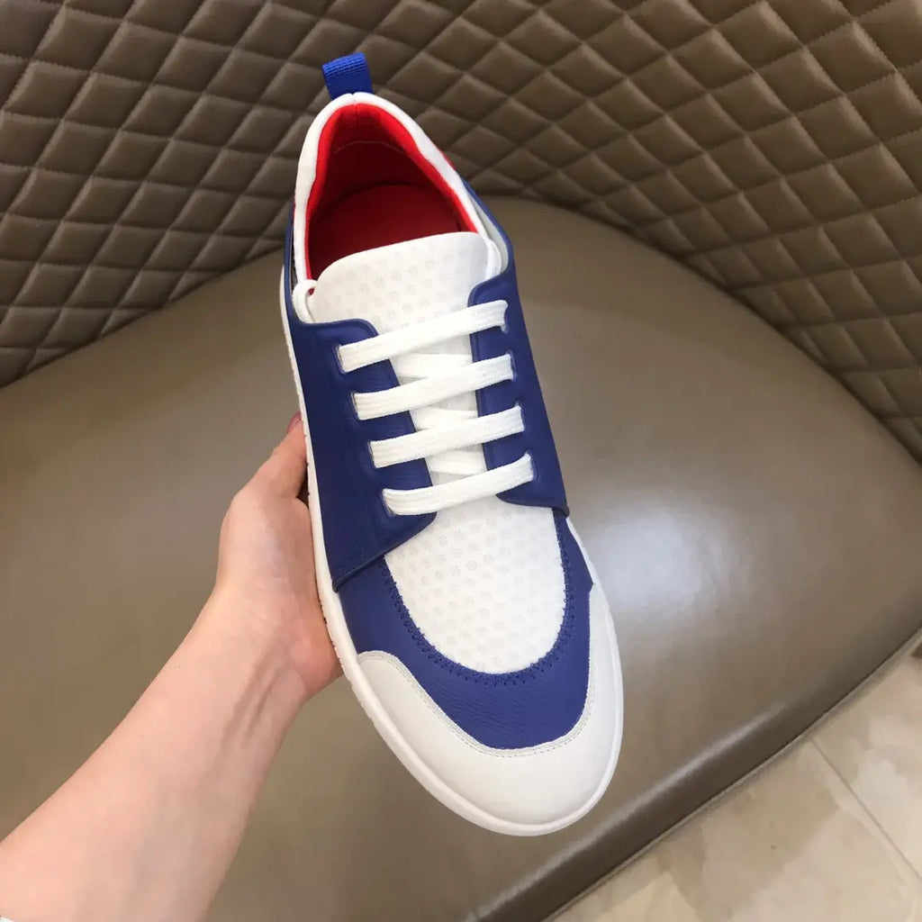 Hermes Paris Blue White Red Sneakers