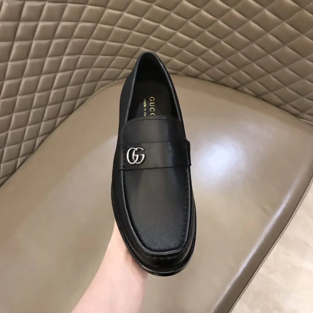 Gucci GG Interlocking Black Loafers