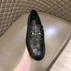 Gucci Horsebit Black Crocodile Loafers