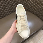 Gucci Mickey Mouse White Orange Sneakers