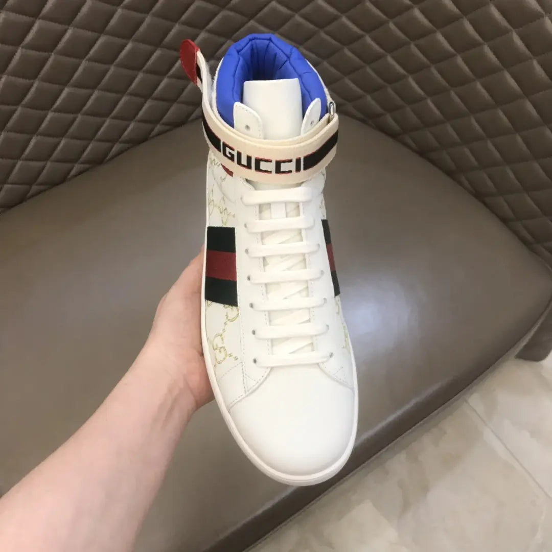 Gucci Ace GG White Red Sneakers