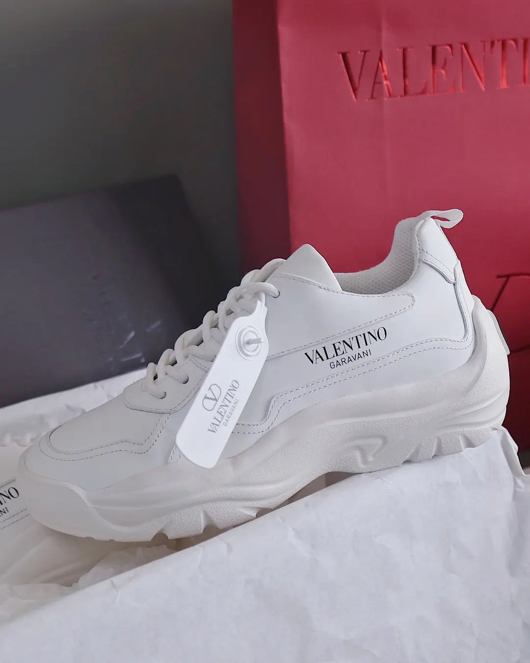 Valentino Garavani White Low Top Sneakers