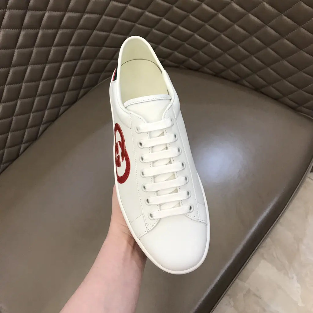 Gucci GG White Red Black Green Sneakers