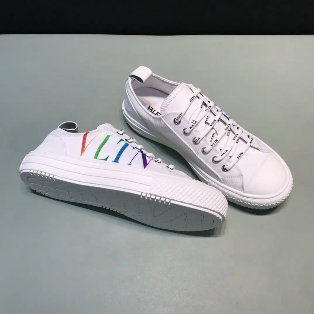 Valentino VLTN Low Top White Rainbow Sneakers