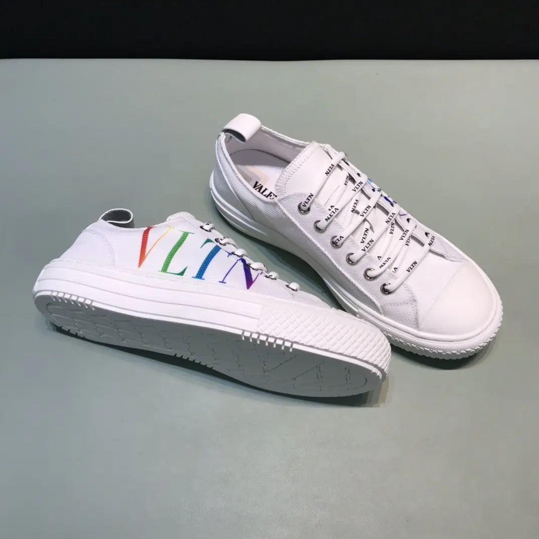Valentino VLTN Low Top White Rainbow Sneakers