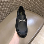 Gucci Horsebit Moccasin Black Leather Loafers