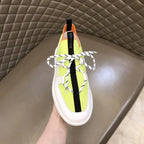 Hermes Neon Green White Black Sneakers