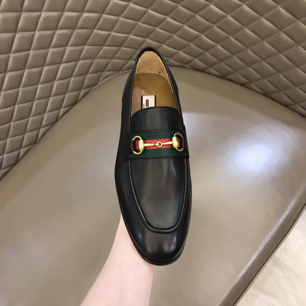 Gucci Horsebit Black Red Green Loafers