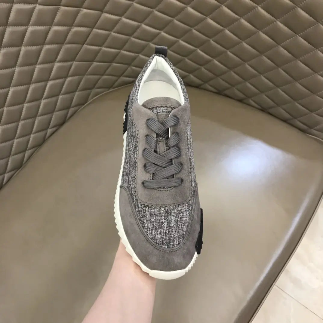 Hermès Gray White Sneakers