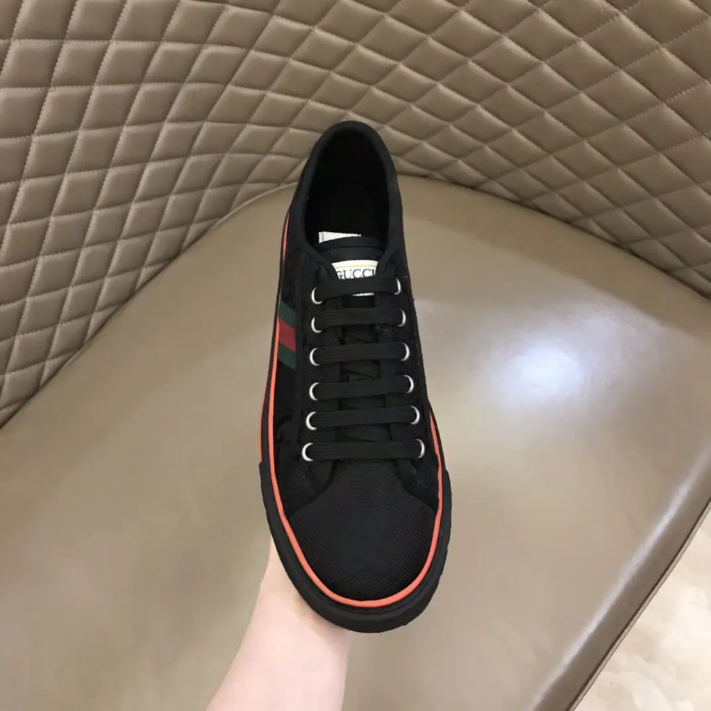 Gucci GG Ace Black Red Sneakers