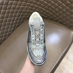 Valentino Garavani Light Grey Metallic Sneakers