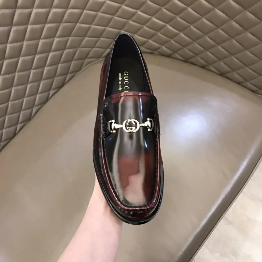 Gucci Horsebit Brown Leather Loafers