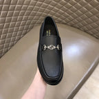 Gucci Horsebit Black Leather Loafers