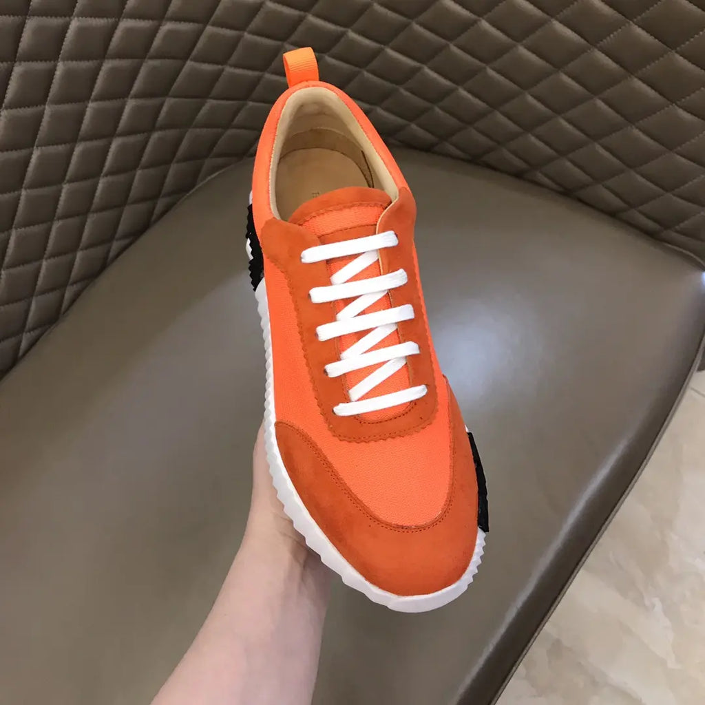 Hermès H Orange White Black Sneakers