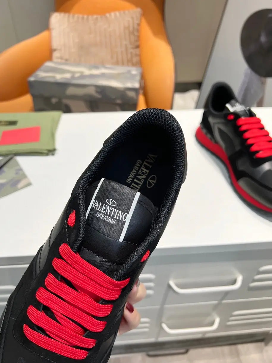 Dior B22 Black Red Sneakers