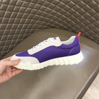 Hermes Bouncing Purple White Sneakers