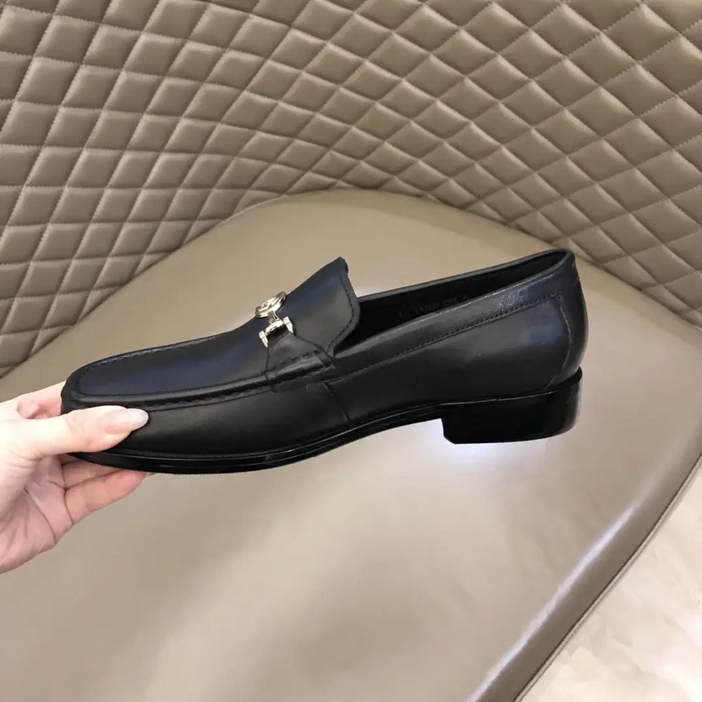Gucci Horsebit Black Leather Loafers