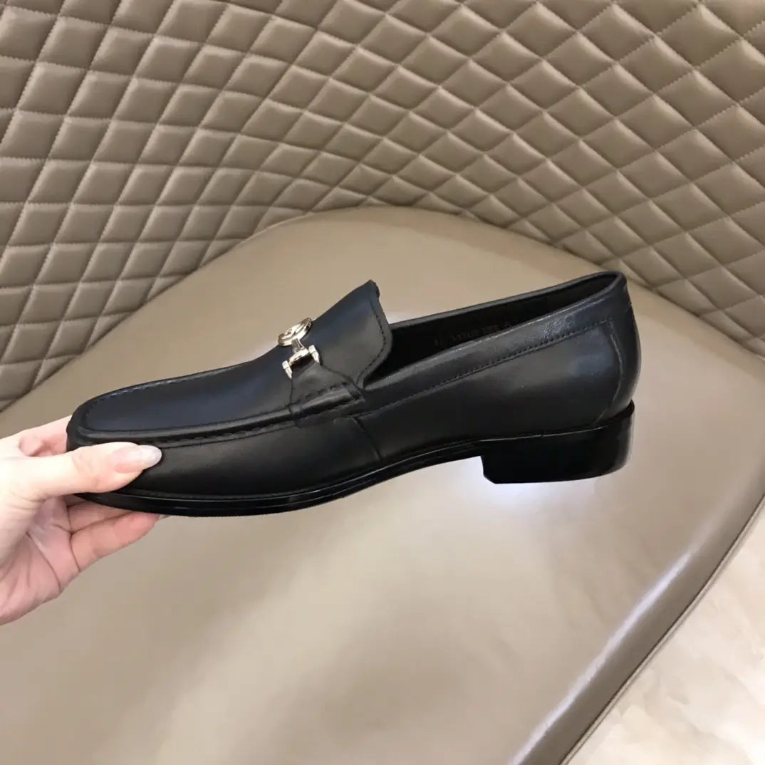 Gucci Horsebit Black Leather Loafers