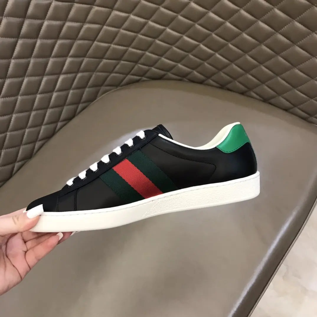 Gucci Ace Black Red Green Sneakers