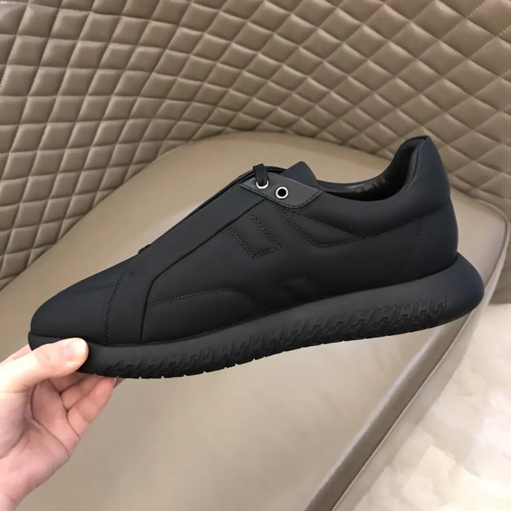 Hermes Black Low Top Sneakers