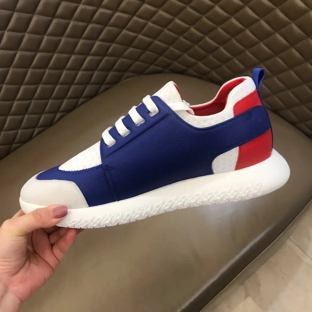 Hermes Paris Blue White Red Sneakers