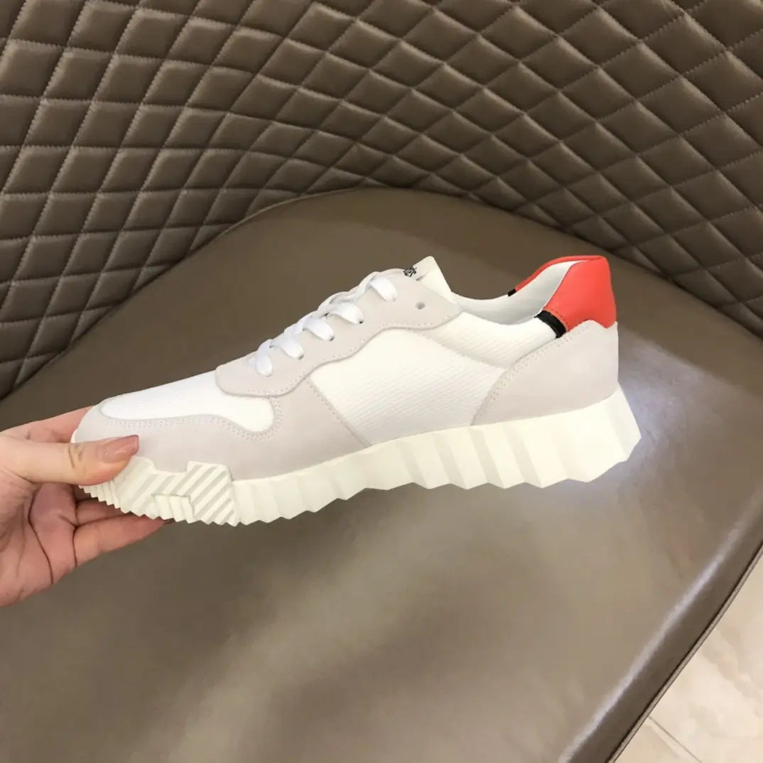 Hermès Paris White Red Sneakers