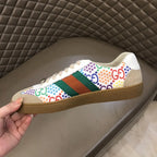 Gucci Ace White Beige Multicolor Sneakers