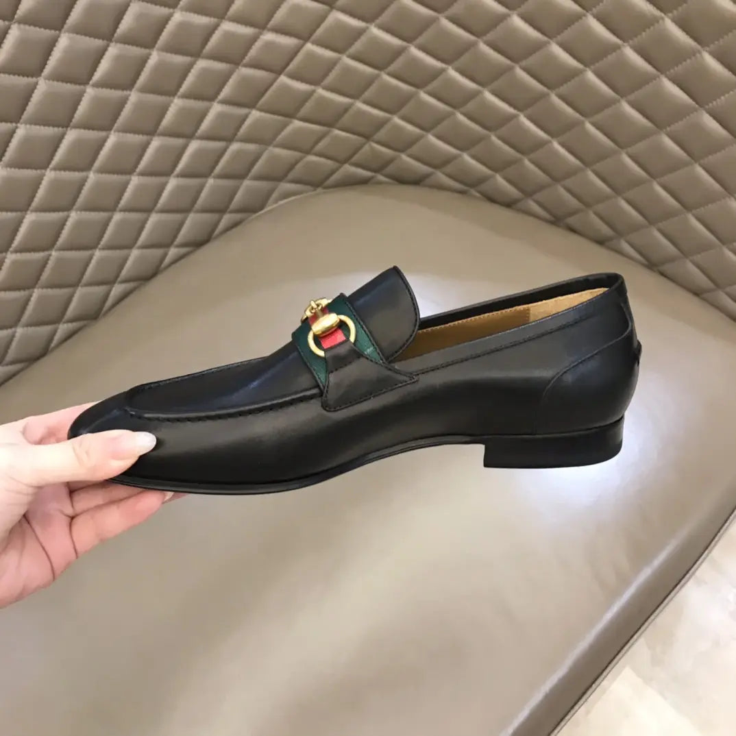 Gucci Horsebit Black Red Green Loafers