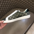 Gucci Ace Grey Black White Red Sneakers