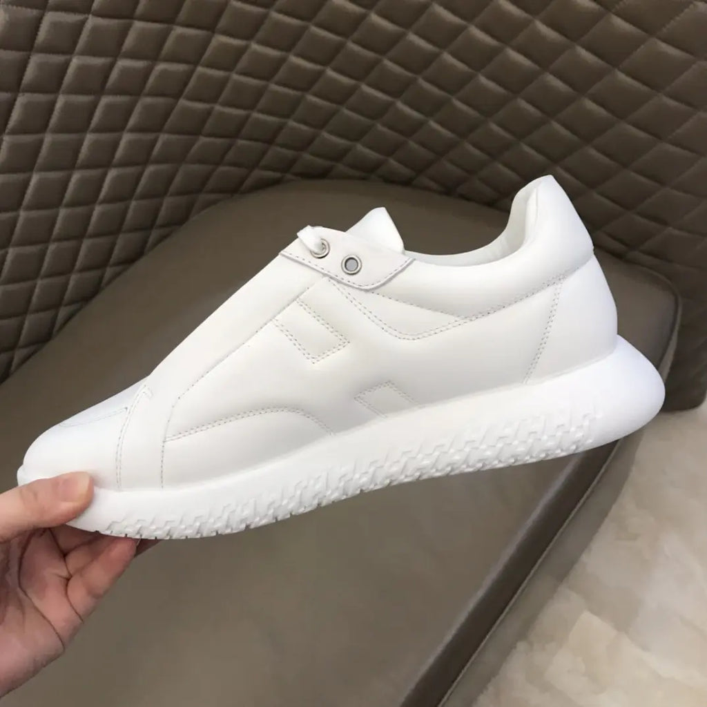 Hermes H White Sneakers