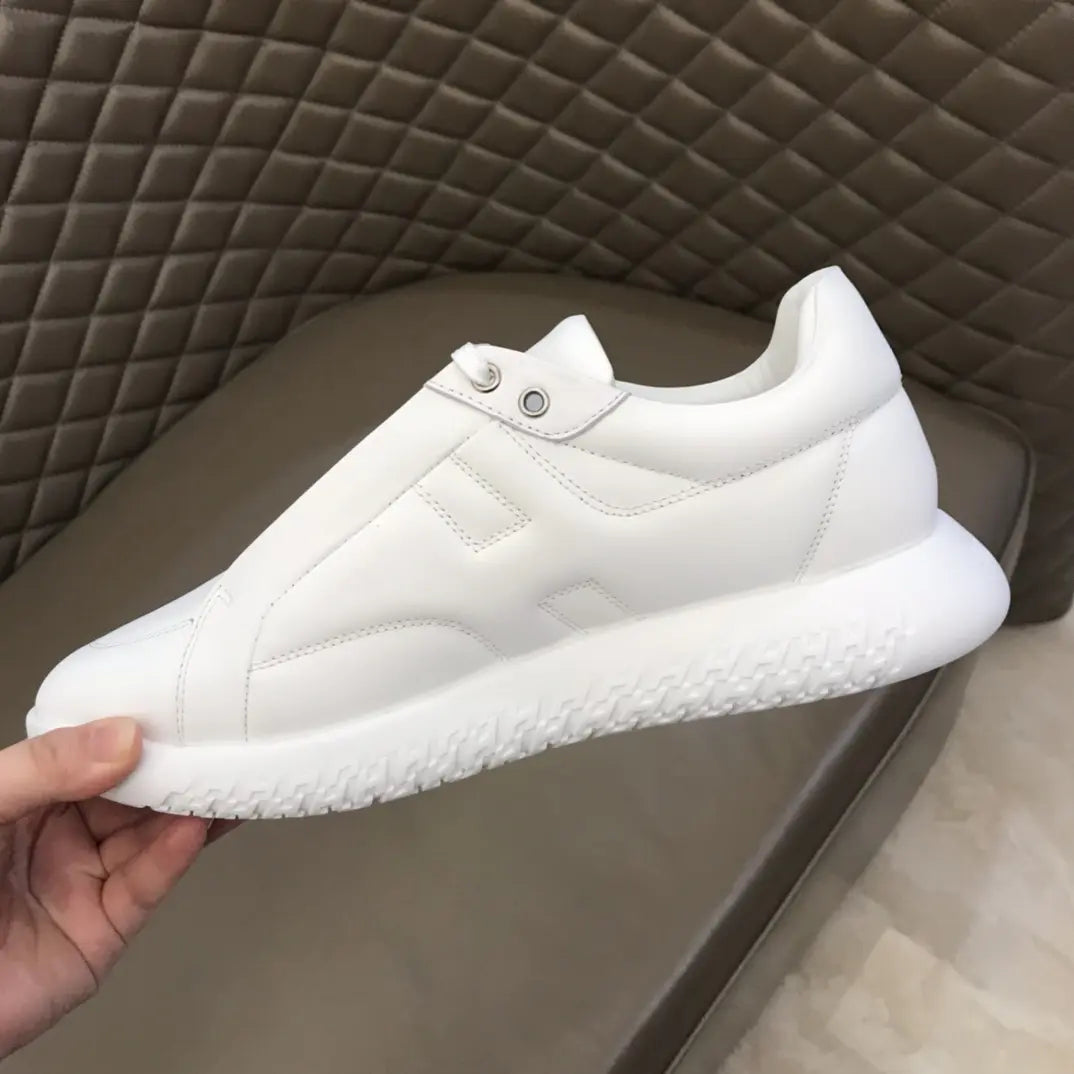 Hermes H White Sneakers