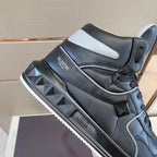 Valentino Black Grey High Top Sneakers
