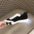 Hermes Bouncing White Black Sneakers