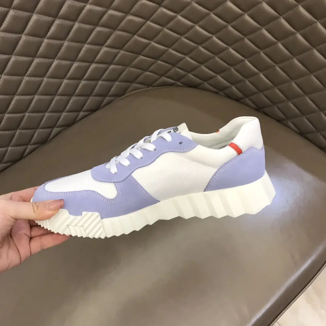 Hermes Paris Purple White Red Sneakers