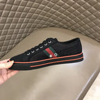 Gucci GG Ace Black Red Sneakers