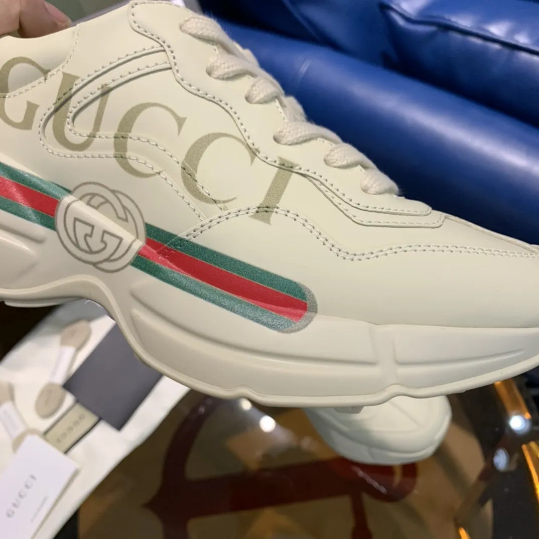 Gucci GG White Red Green Sneakers