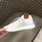 Hermes White Black Orange Sneakers