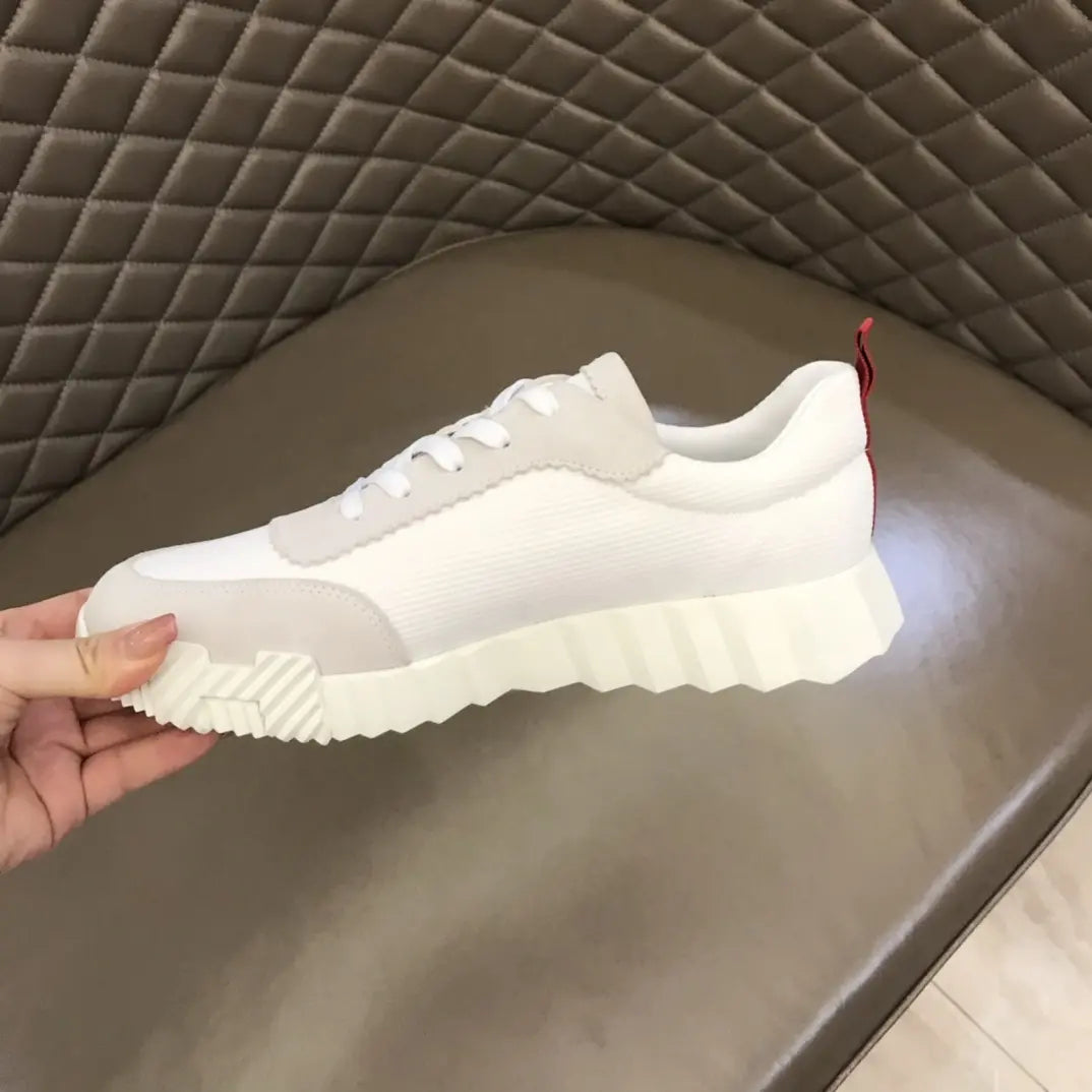 Hermes White Red Sneakers