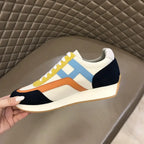 Hermès Black White Blue Yellow Orange Sneakers