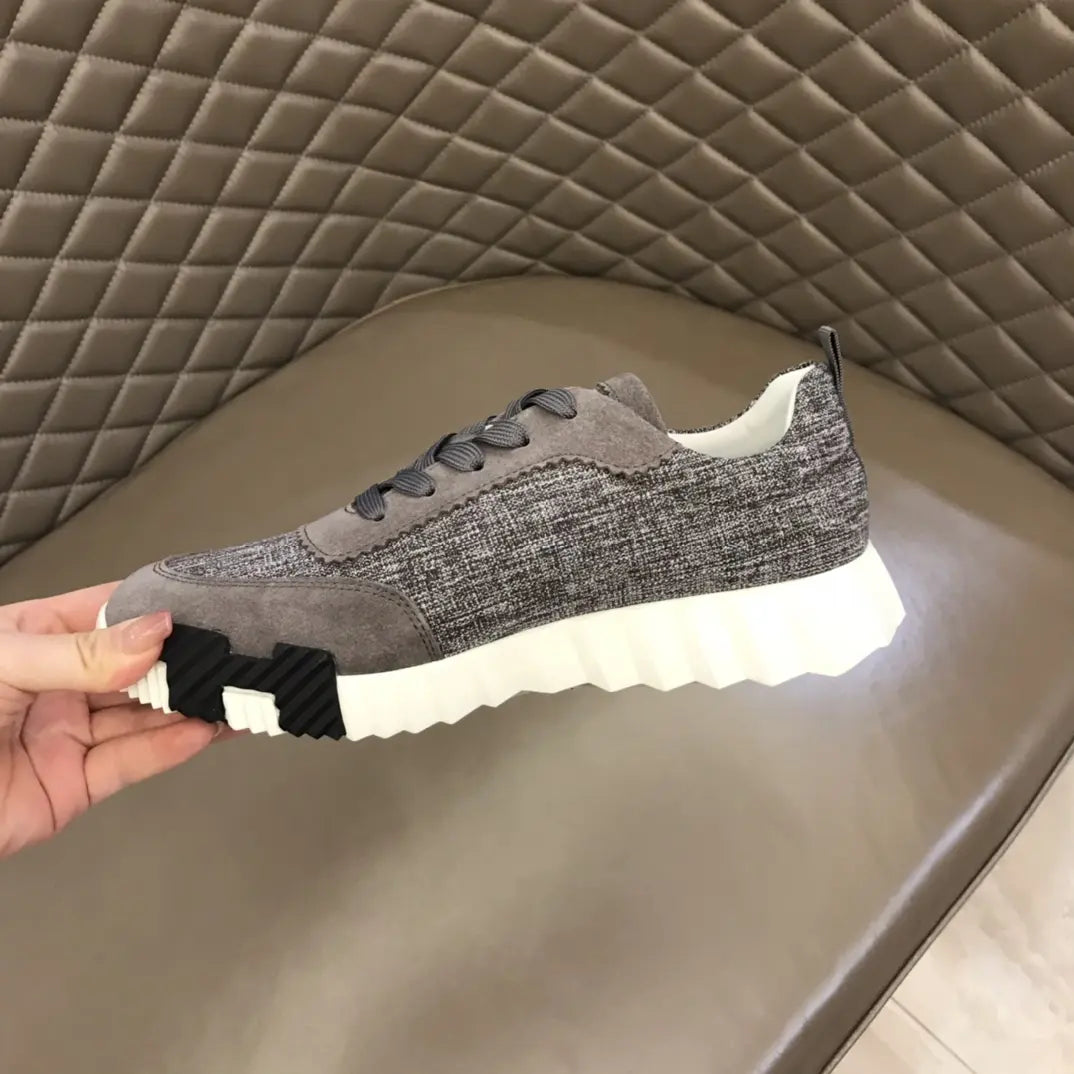 Hermès Gray White Sneakers