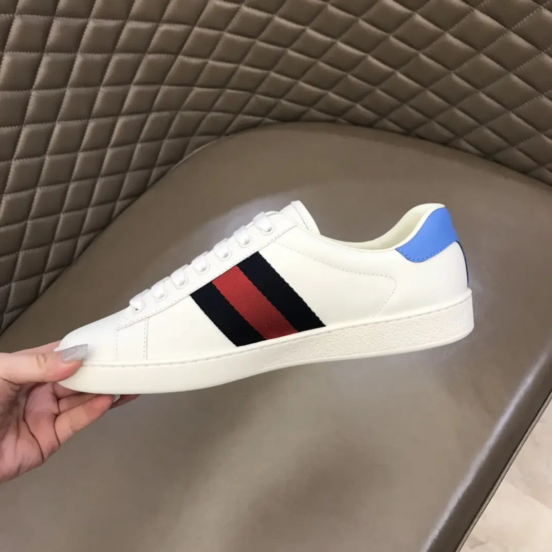 Gucci Ace White Red Black Blue Sneakers