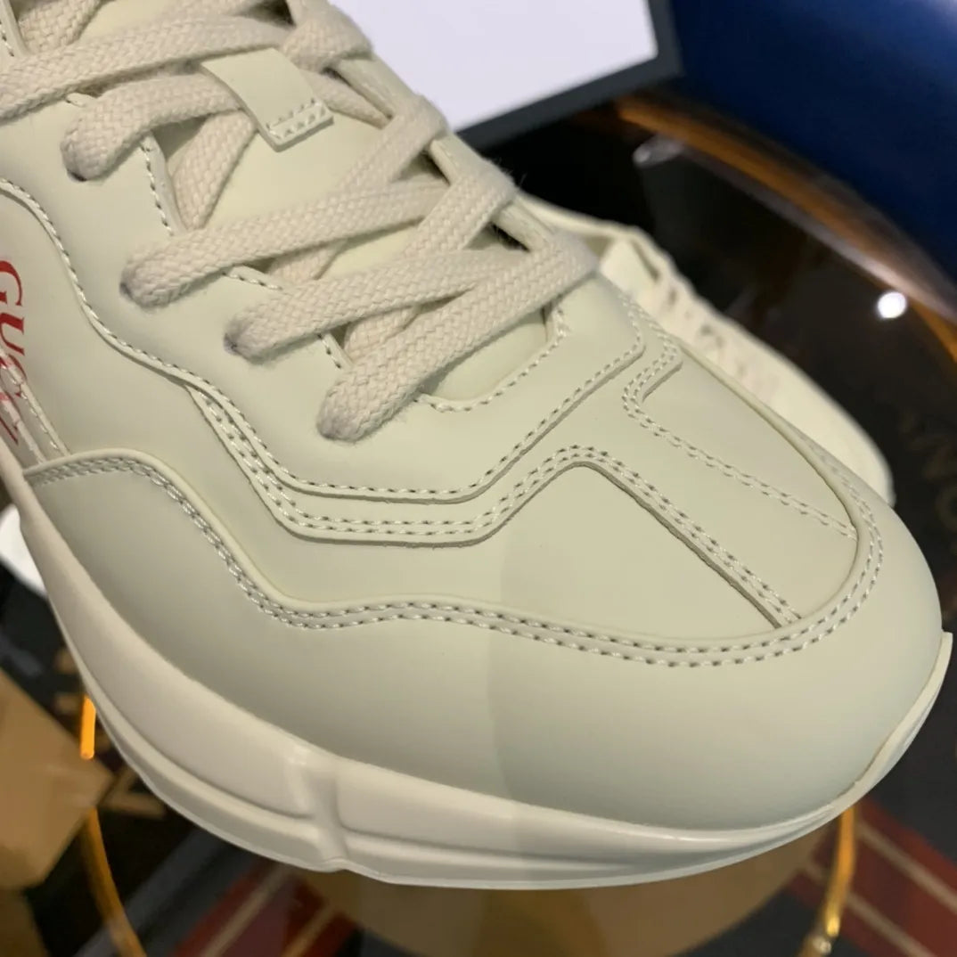 Gucci GG Logo White Red Sneakers