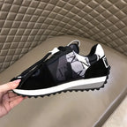 Valentino Garavani Black White Gray Sneakers
