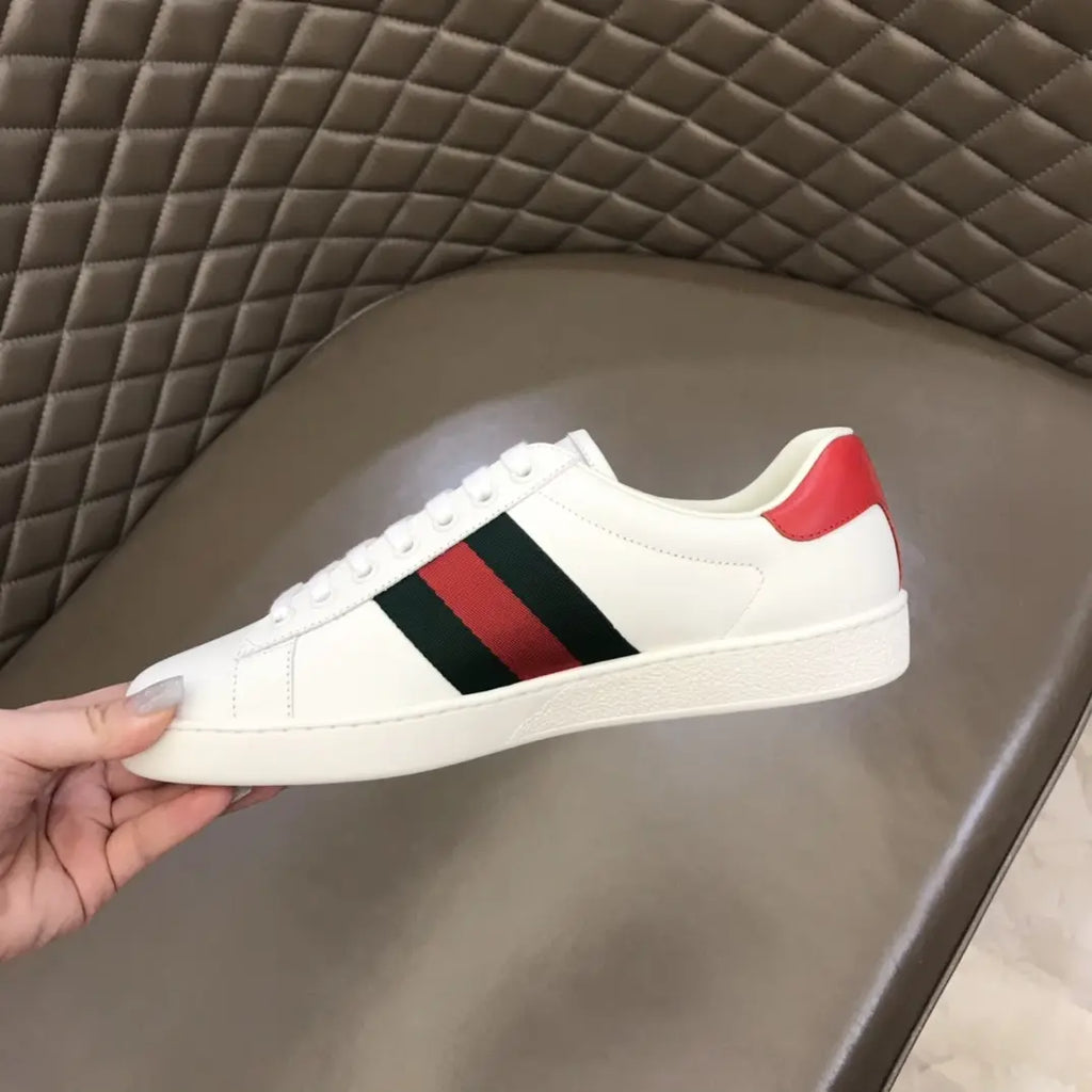 Gucci Dragon White Black Red Sneakers