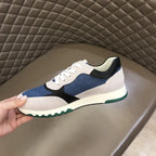 Versace White Black Blue Sneakers